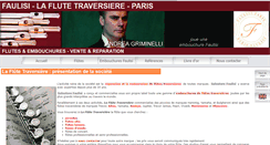 Desktop Screenshot of laflutetraversiere.com